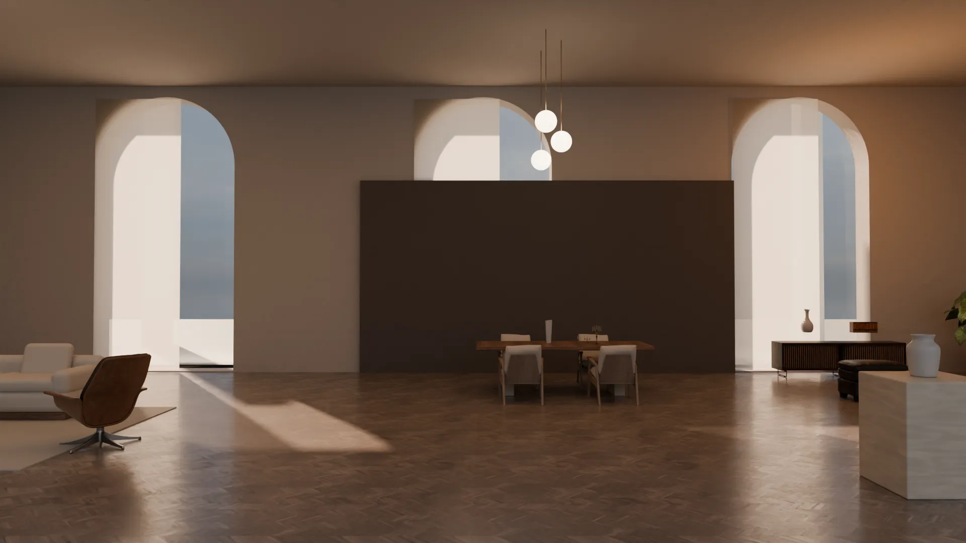 Luna in the Ombra showroom